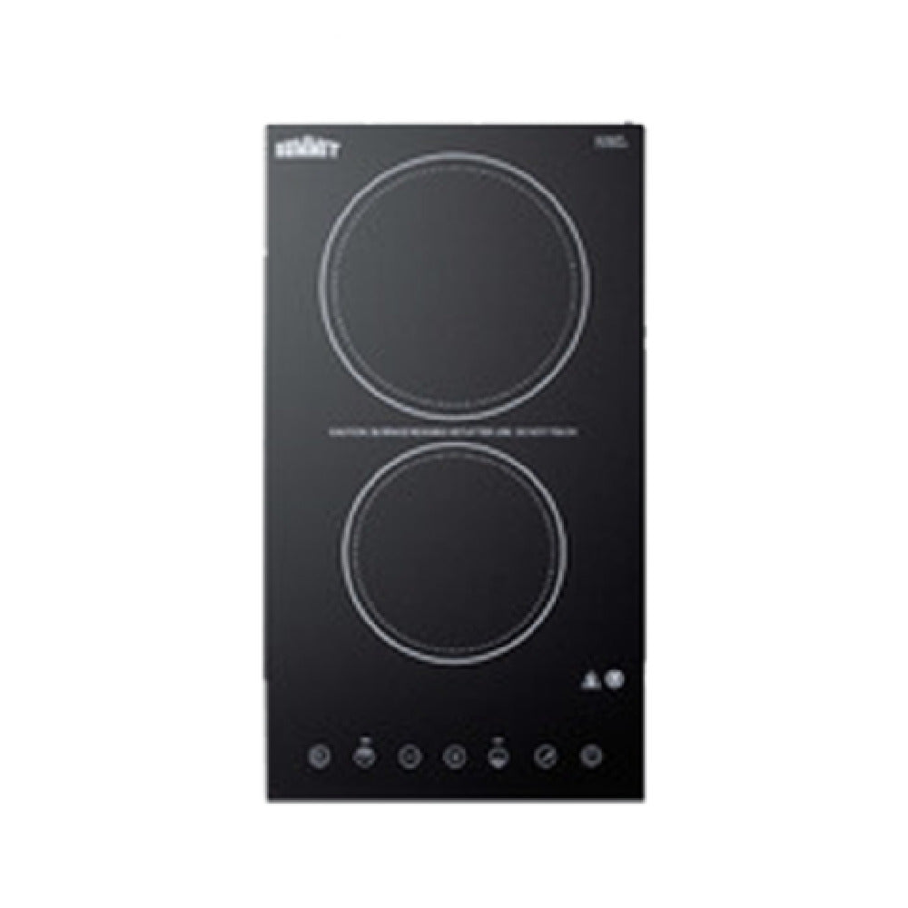 Summit CR2B23T3B Radiant Cooktop Electric 11-26/64" W