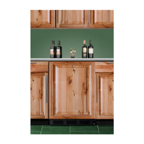 Summit FF7LBLKBIIFADA Undercounter Refrigerator Built-in Or Freestanding Use One-section