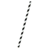 PacknWood 210CHP8BLKT - Eco Smoothie Straws, 0.3" Dia., 7.75"L