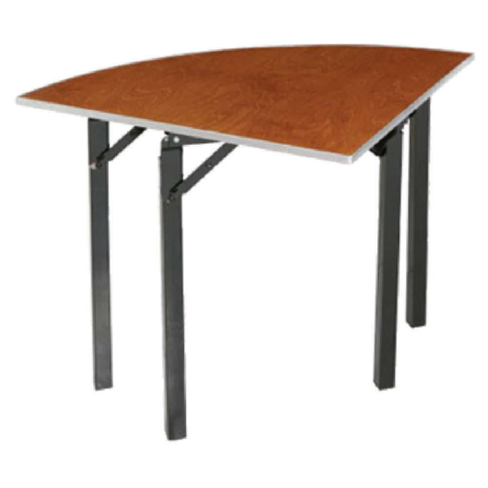 Forbes Industries 600-72QTA 600 Series Folding Table Quarter-round 1/4 Of 72" Dia. X 30"H