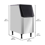 Eurodib USA IB305 - Resolute Ice Systems Ice Bin, 305 Lbs Capacity, Modular