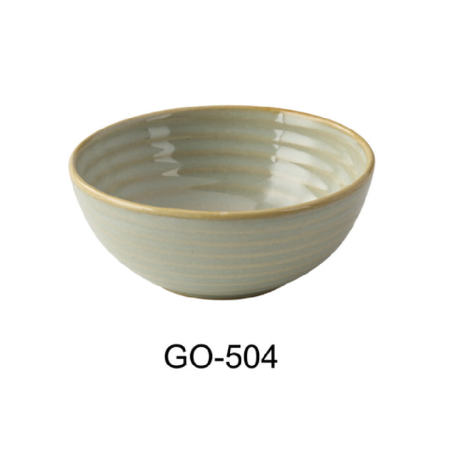 Yanco GO-504 Golden Coast Small Bowl 4-1/4"W X 4-1/4"D X 1-3/4"H 7 Oz