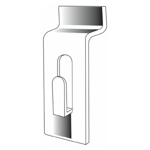 Hubert 77092 - Slatwall Picture Hanger, 1" X 3", 1/4" Notch Depth