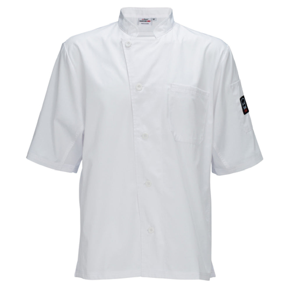 Winco UNF-9WXL Broadway Ventilated Shirt Tapered Fit With Chest Pocket And Thermometer Pocket On Sleeve