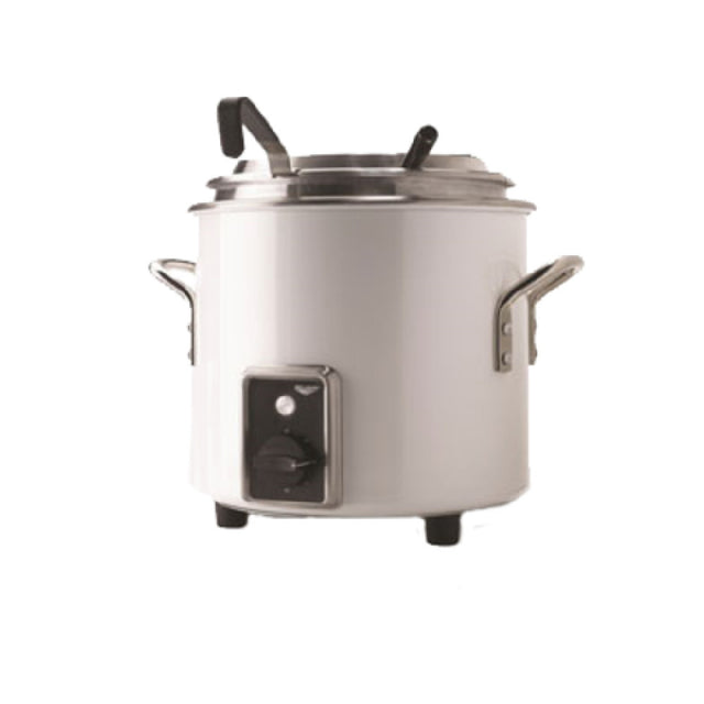 Vollrath 7217250 Retro Stock Pot Kettle Rethermalizer 11 Quart (10.4 Liter) Direct Contact Heating System With Ceramic Base Element