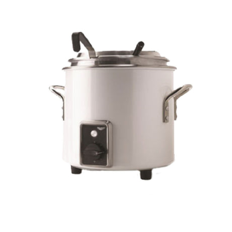 Vollrath 7217750 Retro Stock Pot Kettle Rethermalizer 7 Quart (6.6 Liter) Direct Contact Heating System With Ceramic Base Element