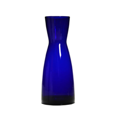 Fortessa 1.25000.BLUE Nu Cobalt Glass 36.25 Oz. (1 Ltr) Wine Bottom Carafe