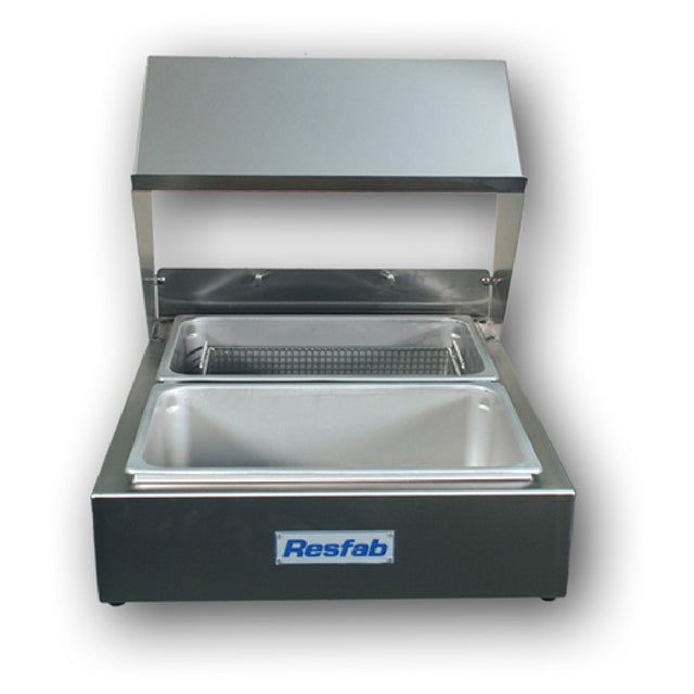 Resfab BT-2C Breading Station Counter Model Stainless Steel Breading & Dipping Pans