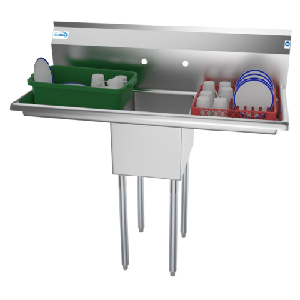 Koolmore SA121610-16B3 Sink 1-compartment 44-1/10"W X 22"D X 44-1/2"H Overall Size