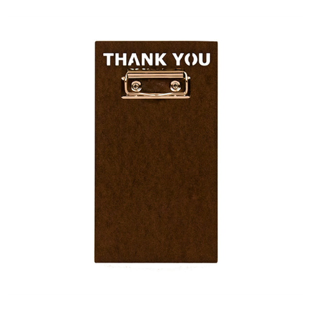 Risch MDF-CHECK-CLIP MDF Check Presenter 5" X 9" With "Thank You" Cut Out At The Top