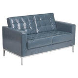 Flash Furniture ZB-LACEY-831-2-LS-GY-GG Hercules Lacey Series Loveseat 57"W X 31"D X 32"H