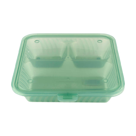 Dinex DXEC-09-1-JA Reuseable Container 9"L X 9"W X 3-1/2"H Square