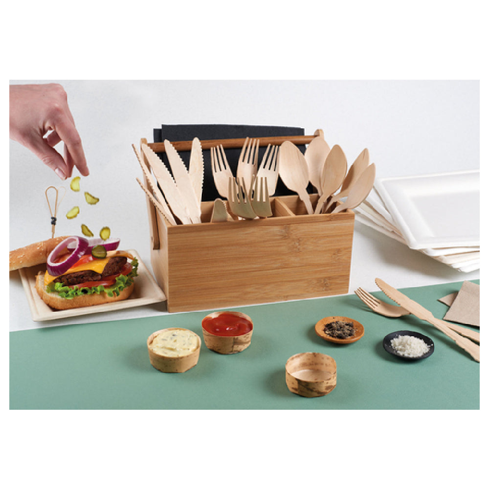 PacknWood 210BMH1 - Cutlery & Napkin Holder, 2.5", Mini