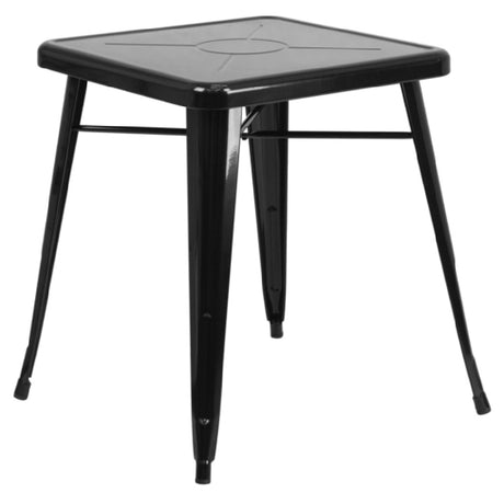 Flash Furniture CH-31330-29-BK-GG Table 23-3/4"W X 23-3/4"D X 29"H (footprint: 27-3/4"W X 27-3/4"D)