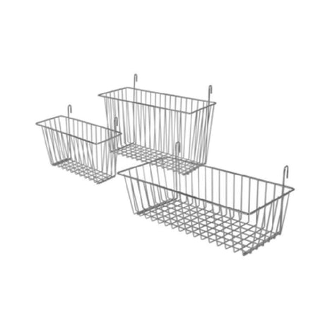 1880 Hospitality FWMBSKT17710CH Focus Foodservice EZ-Wall™ Wire Basket Grid Mount