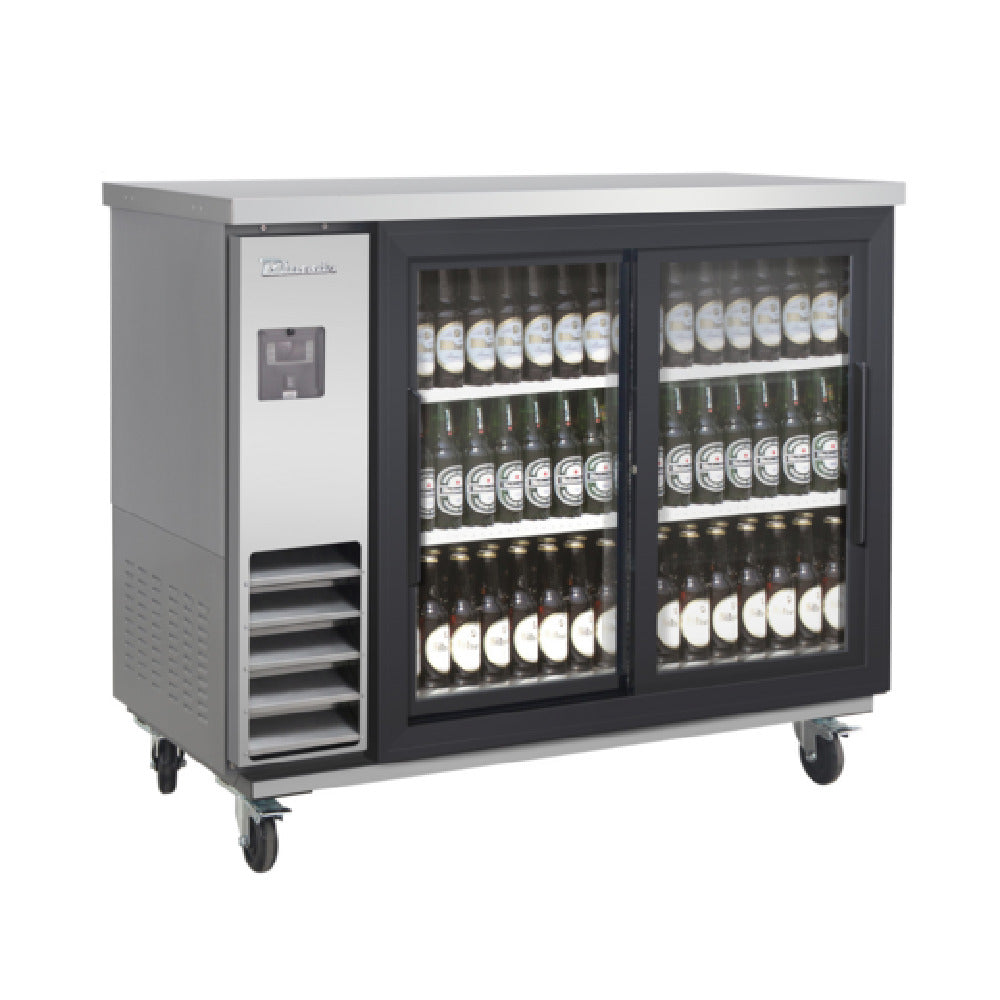 Blue Air BLNBB-48SG-SL-HC - Back Bar Cooler, Narrow Depth, Two-section