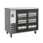 Blue Air BLNBB-48SG-SL-HC - Back Bar Cooler, Narrow Depth, Two-section