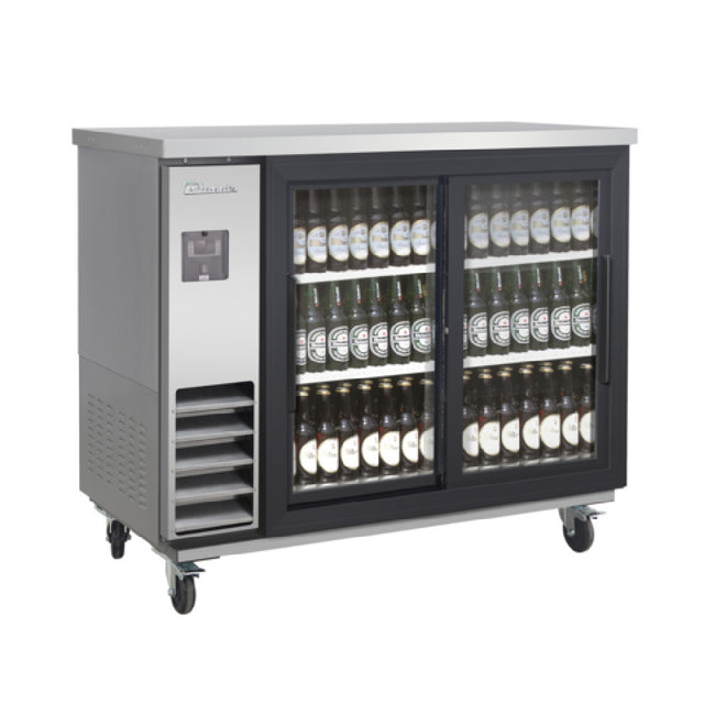 Blue Air BLNBB-48SG-SL-HC - Back Bar Cooler, Narrow Depth, Two-section