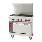 American Range ARGF-24G-2B-C_NAT - Green Flame Range, Gas, 36"