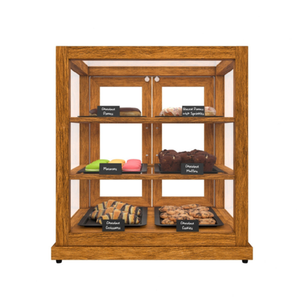 Koolmore KM-BDW-4CUL - Upright Bakery Display Case, 21.5"W X 13.4"D X 17.5"H, 4.0 Cu. Ft.