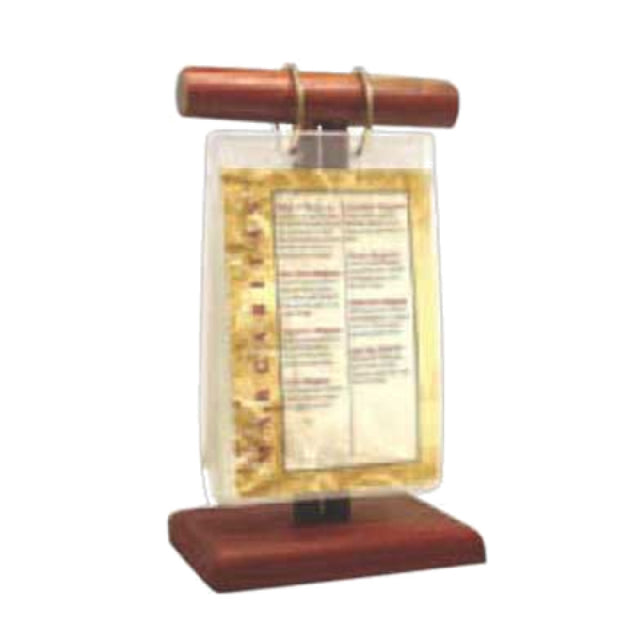 Menu Solutions T-BARA Table Tent Holds 4" X 6" Insert T-bar Design