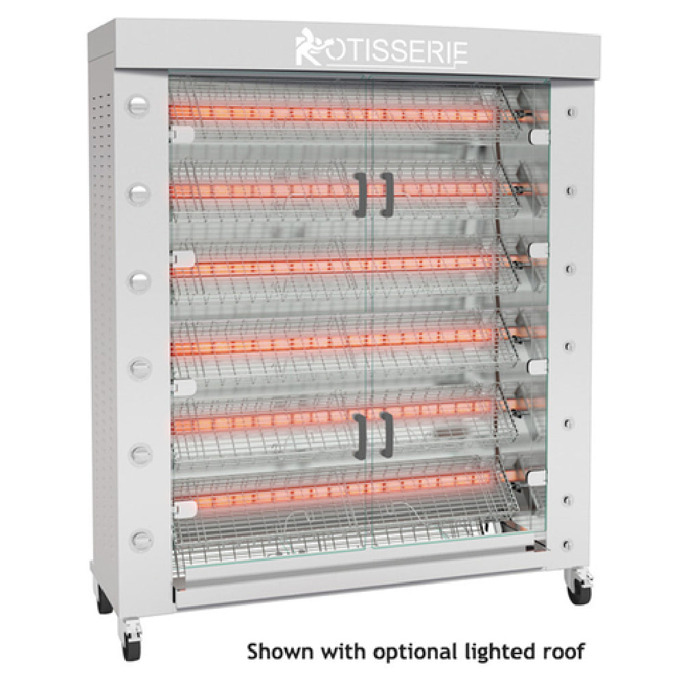 Rotisol FBS1600-6G-SS FlamBoyant™ SPATCHCOCK Rotisserie Oven Gas Floor Model
