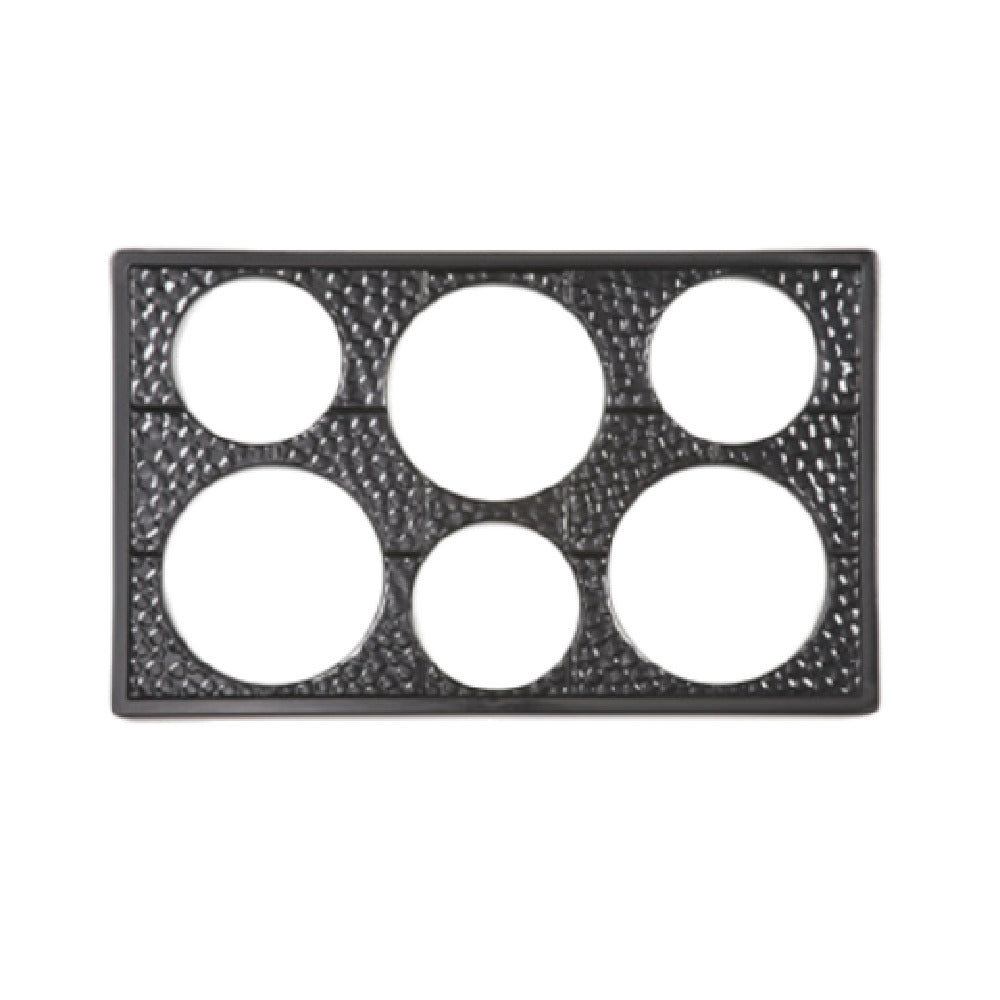 GET Enterprises ML-161-BK Tile Full Size Includes: (6) Cut Outs (2 Sizes 3 Of Each) For Round Crocks CR-0120