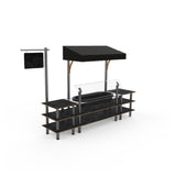 Steelite MGCMLA01MSBF Classic Canopy Cooling Station 130"W X 29 1/2"D X 96"H Mixed Materials