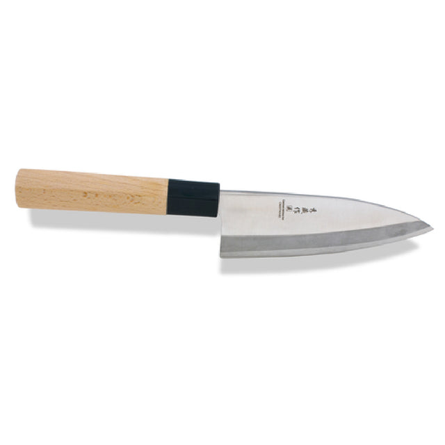 Crestware KN311 Deba Knife 6" High Carbon German Molybdenum Vanadium Steel Blade