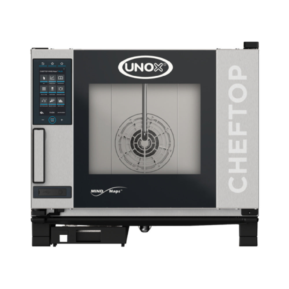 UNOX XAVC-0511-GPLM_LP ChefTop MIND.Maps™ Plus Combi Oven/Steam Oven Is A Gas Countertop Oven That Combines Heat