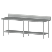 SPG 7SLSB-30 - Universal Stainless Work Table, 84"W X 30"D, 16/300 Series Stainless Steel Top