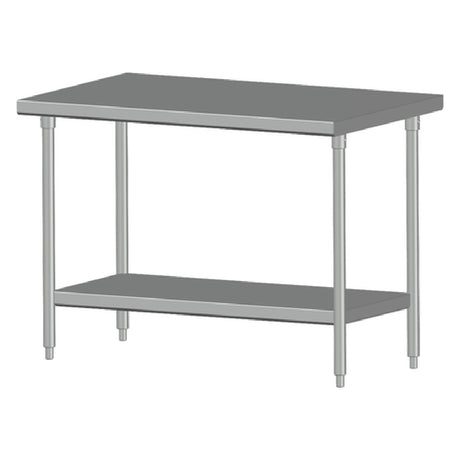 SPG 6-SL-SLS-36 - Universal Stainless Work Table, 72"W X 36"D, 14/300 Series Stainless Steel Top