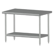 SPG 2SLS-30 - Universal Stainless Work Table, 24"W X 30"D, 16/300 Series Stainless Steel Top
