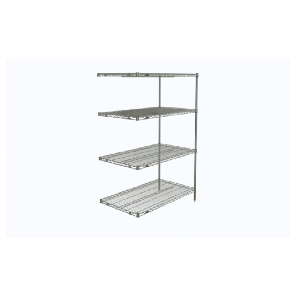 Metro AN546C Super Erecta® Add-On Shelving Unit 42"W X 24"D X 63"H (4) Wire Shelves