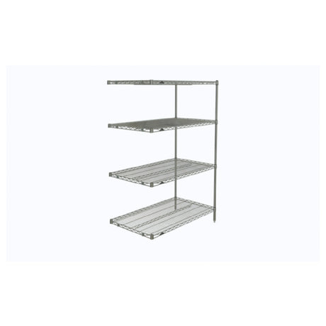 Metro AN546C Super Erecta® Add-On Shelving Unit 42"W X 24"D X 63"H (4) Wire Shelves