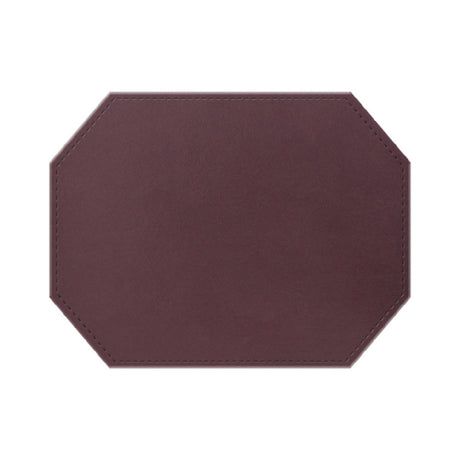 Risch TABLEMATOCT-IRI 17X13 Iridescent Shimmer Faux-leather Table Mat (specify Color)