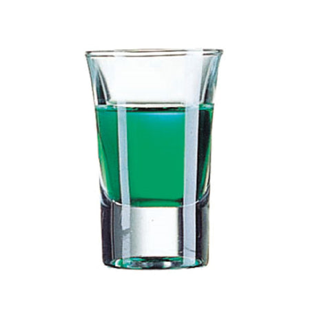 Arc Cardinal 21554 Arcoroc Shooters Shot Glass 1.25 Oz Soda Lime Glass