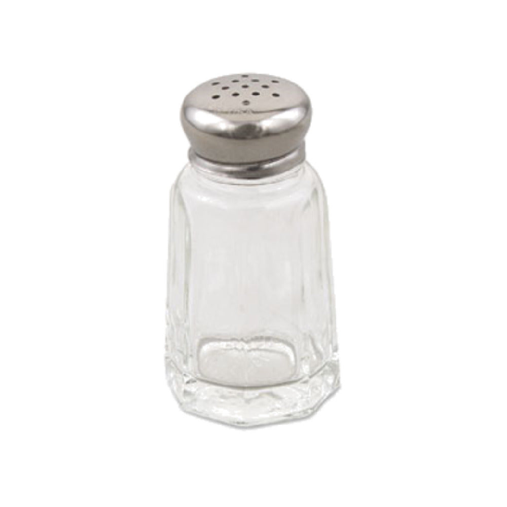 Alegacy Foodservice Products 150SP Salt & Pepper Shaker 1 Oz. Paneled Glass Jar