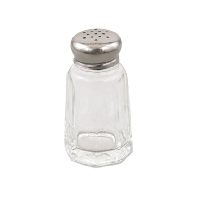 Alegacy Foodservice Products 150SP Salt & Pepper Shaker 1 Oz. Paneled Glass Jar
