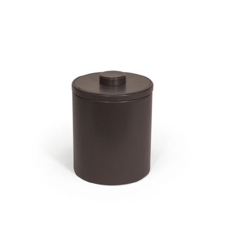 FOH RIB014BRL21 2qt Round London Ice Bucket Brown Includes One RIB014BRL21-LID 2qt Round London Ice Bucket Lid Brown