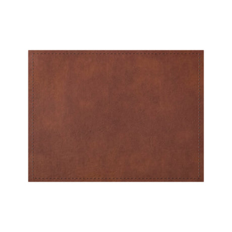 Risch PLACEMATDX-LTH 16X12 Tuxedo Leather Bonded Leather Premium Sewn Placemat Placemat (specify Color)
