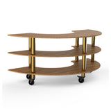 Steelite MGCMSX01BBXW - Creative Curved Station, 81.5" X 41.0" X 35.0", Modular