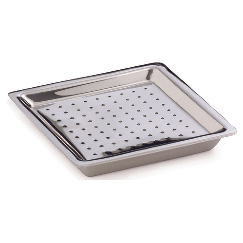 Steelite DWDRIP5QSETSS Drip Tray 5.0"W X 5.0"D X 0.625"H 18/10 Stainless