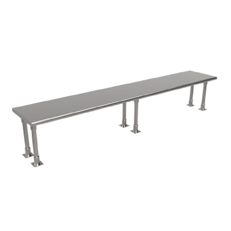 BK Resources BK-OSS-1884BN Single Overshelf Table Mount 84"W X 18"D X 18"H