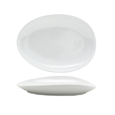 FOH DOS030WHP20 Tides™ Plate 12" X 8-3/4" Oval