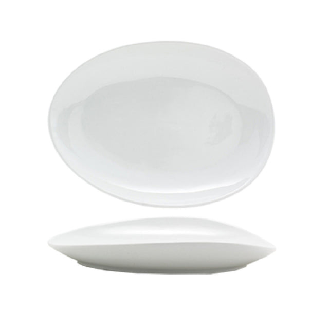 FOH DOS030WHP20 Tides™ Plate 12" X 8-3/4" Oval