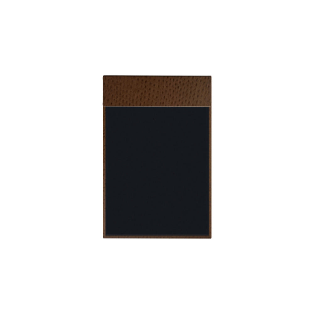 Risch MMB-CH 5.5X8.5 Chesterfield Hardback Ostrich Texture Faux-leather Magnetic Menu Board (specify Color)
