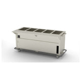 Duke EPW-5-CBSS Thurmaduke™ Ganged Waterless Well Steamtable Portable 74"W X 35-1/2"D X 36"H