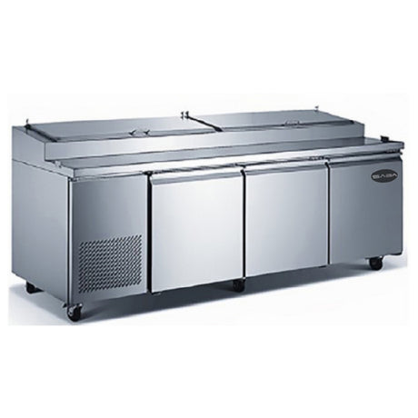 SABA SPP-91-12 Pizza Prep Table Three-section 91-7/8"W