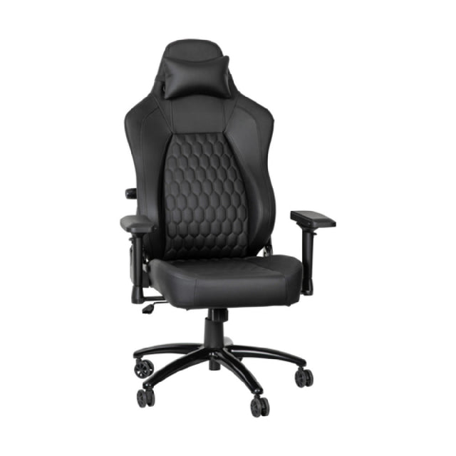 Flash Furniture SY-088-BK-GG Falcon Gaming Chair 300 Lb. Weight Capacity LeatherSoft Upholstery